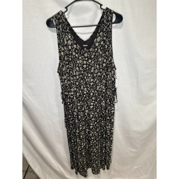 Sonoma Maternity gray floral maxi-XL - Picture 1 of 1